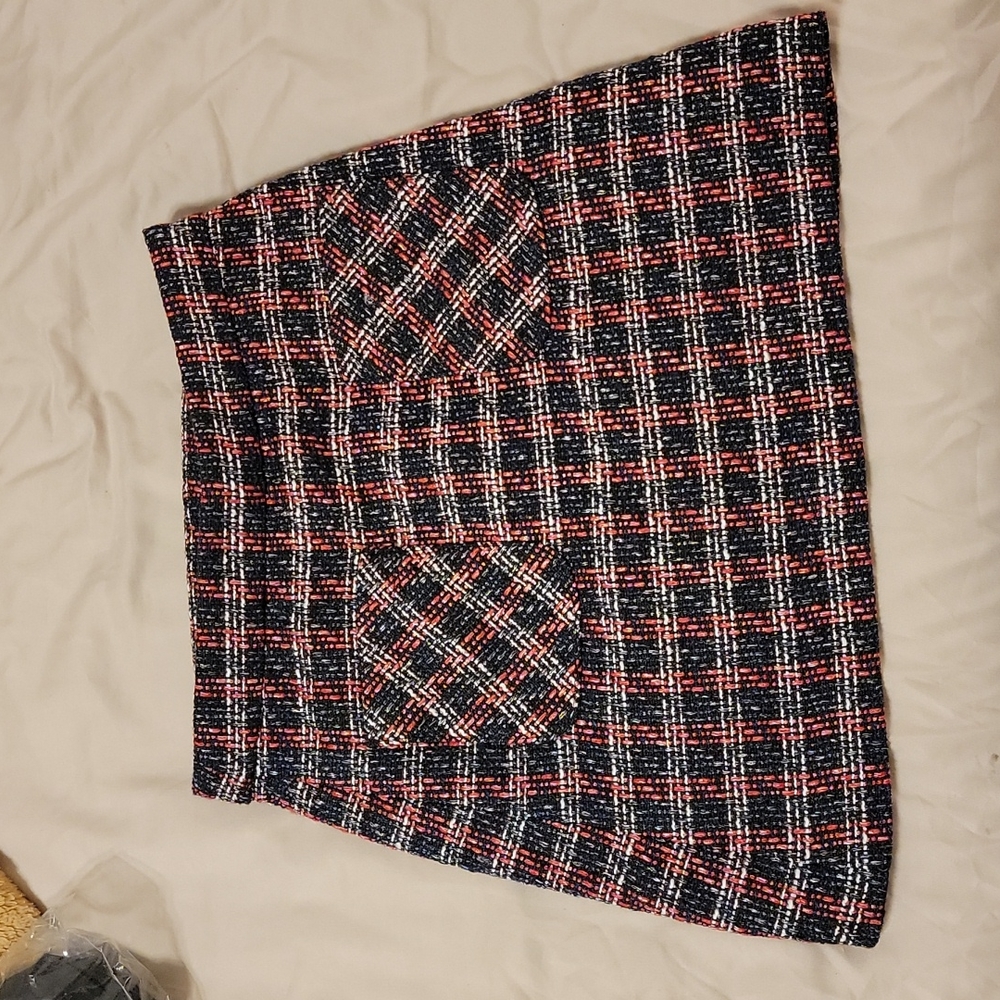 Girls Tweed Boucle Skirt